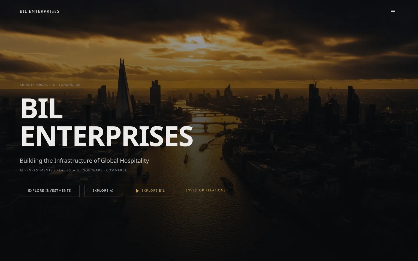 BIL Enterprises homepage